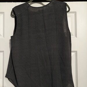 Elegant Black and White Women's Top